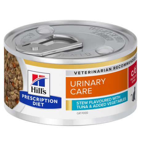 Hill's Prescription Diet Feline c/d Multicare Stress estofado con atun y verduras