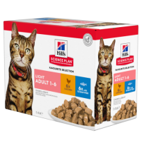 Hill's Science Plan Feline Adult Light Pollo y Pescado Azul