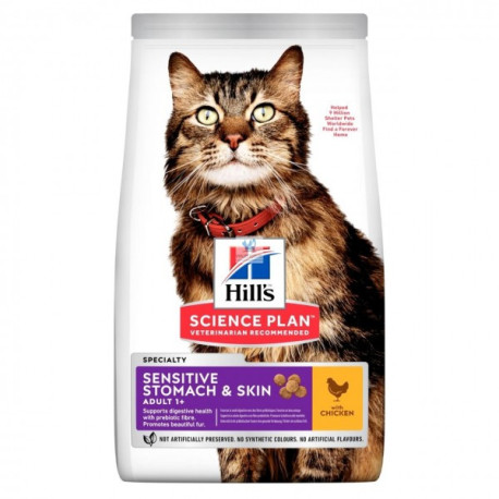 Hill's Science Plan Feline Adult Sensitive Stomach & Skin Pollo