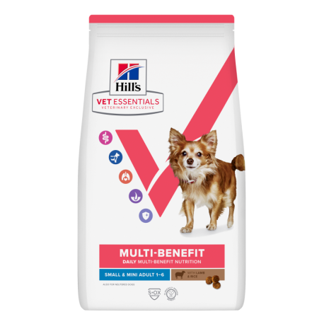 Hill's Vet Essentials Canine Adult Multibenefit Small & Mini cordero y arroz