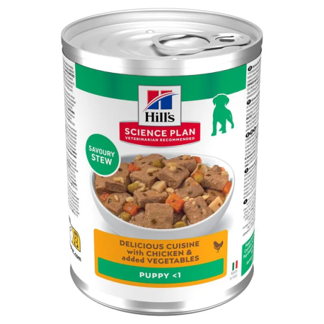 Hill's Science Plan Canine Puppy estofado con pollo y verduras