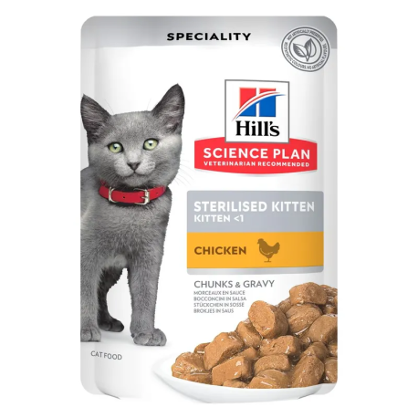 Hill's Science Plan Feline Sterilised Kitten Pollo