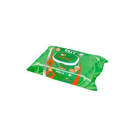 Toallitas aloe y clorhexidina para perros y gatos gill's