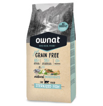 Ownat Cat Just grain free Sterilized Fish (pescado) para gatos outlet
