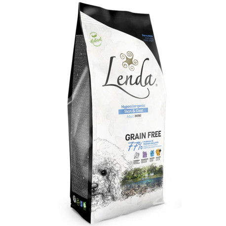 Lenda Mini Hypoalergenic Skin & Coat grain free para perros pequeños outlet