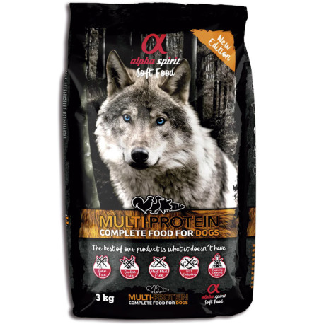 Alpha Spirit Semi-Húmedo Multiprotein para perros outlet