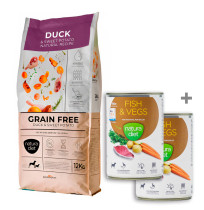 Natura Diet Grain Free Duck & Sweet Potato (Pato y Batata) para perros medianos o grandes