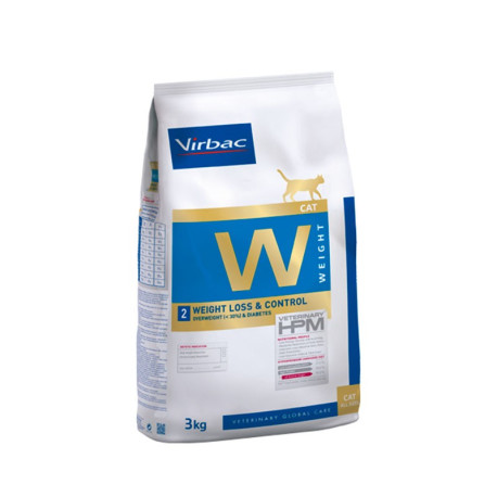 Virbac W2 Cat Weight Loss & Control para gatos OUTLET