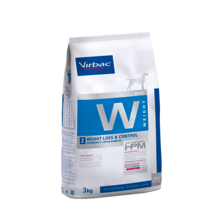 Virbac W2 Weight Loss & Control para perros 3kg OUTLET