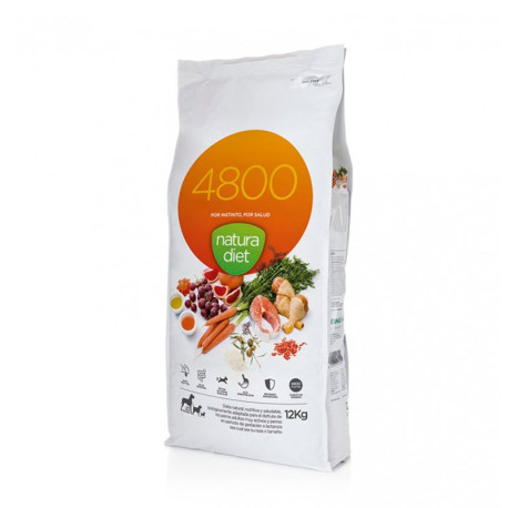 Pienso Natura Diet 4800 para perros adultos de alto rendimiento o actividad
