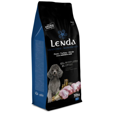 Lenda Pavo Monoproteico Grain Free para perros