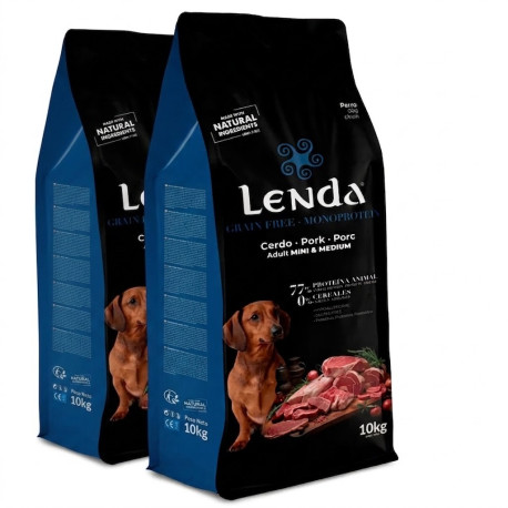 Lenda Pork - Monoproteico "Grain Free" 10kg Para Perros