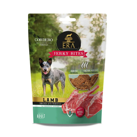 ERA Jerky Snack – Snack de cordero enriquecido con probióticos.