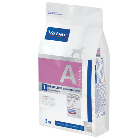 Virbac A1 Allergy Hipoallergenic (Proteína INSECTO) para perros OUTLET