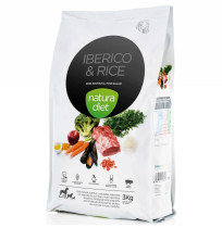 Pienso Natura diet ibérico & rice (cerdo ibérico & arroz) en saco de 3Kg