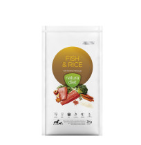 Natura Diet Fish & Rice (Salmón y Arroz) para perros medianos y grandes OUTLET