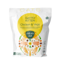 Natura diet cats Kitten chicken 1,5Kg para gatos bebe o gatitos