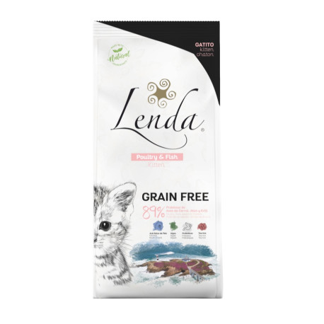 Lenda Kitten Poultry & Fish grain free para gatitos OUTLET