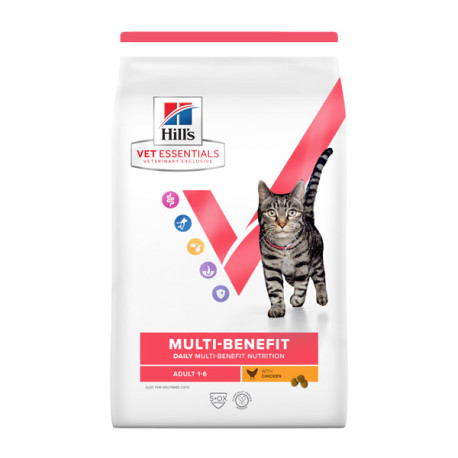 Hill's Vet Essentials Feline Adult Multibenefit pollo OUTLET