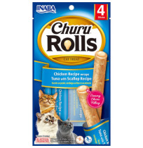 Churu Rolls de atún con vieira para gatos OUTLET