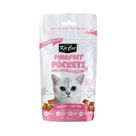 Kit Cat Purrfect Pockets - Hairball Control 60g