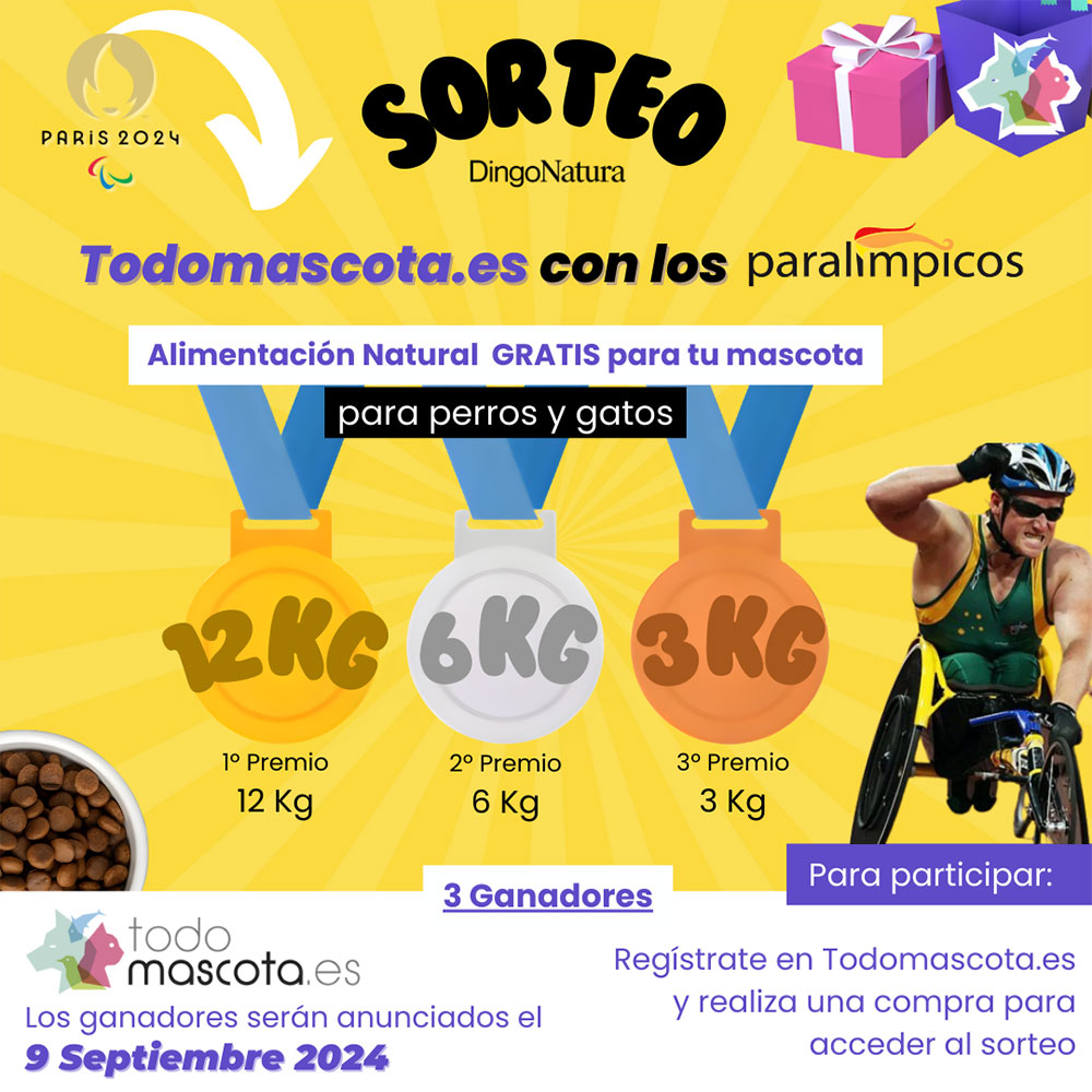 Sorteo Paralímpicos DingoNatura en Todomascota.es